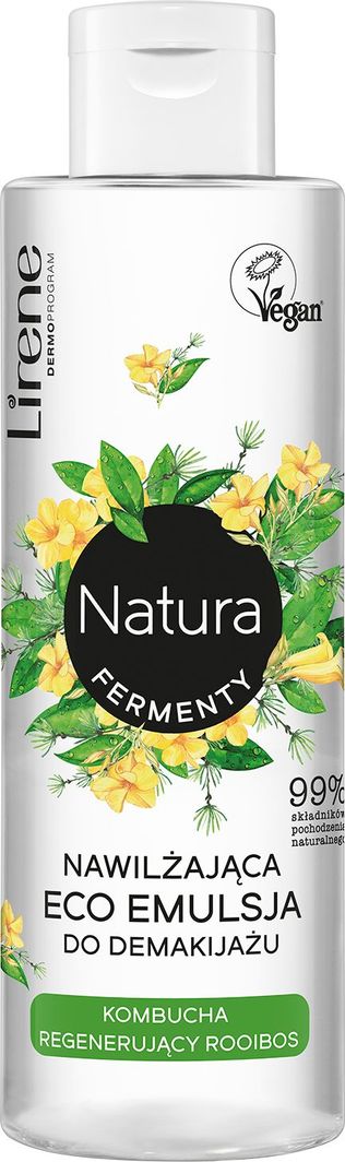 Lirene Lirene NATURA nawilżająca ECO EMULSJA DO DEMAKIJAŻU fermenty 1