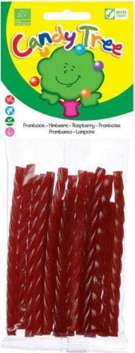 CANDY TREE ŻELKI SPIRALKI O SMAKU MALINOWYM BEZGLUTENOWE BIO 75 g - CANDY TREE 1