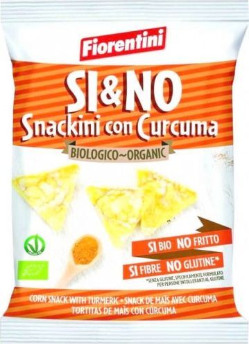 Fiorentini Mini przekąska kukurydziana z kurkumą bez glutenu 20g EKO Fiorentini 1
