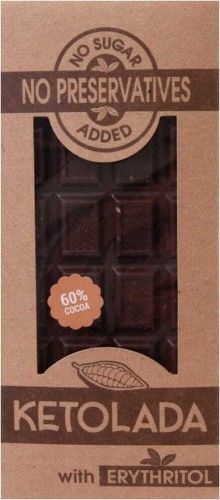 KETOLADA TABLICZKA BEZ DODATKU CUKRÓW 100 g - KETOLADA 1