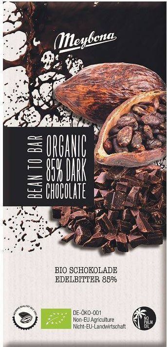 MEYBONA CZEKOLADA GORZKA 85 % BIO 100 g - MEYBONA 1