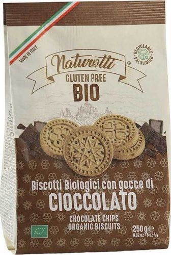 PASTA NATURA CIASTKA RYŻOWE Z KAWAŁKAMI CZEKOLADY BEZGLUTENOWE BIO 250 g - PASTA NATURA 1