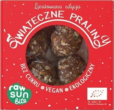 Raw Sun Bite PRALINY ŚWIĄTECZNE BIO 52 g - RAW SUN BITE 1