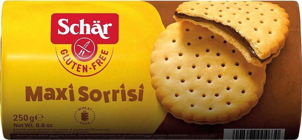 Schar Sorrisi markizy z kremem kakaowym bezglutenowe 250 g 1