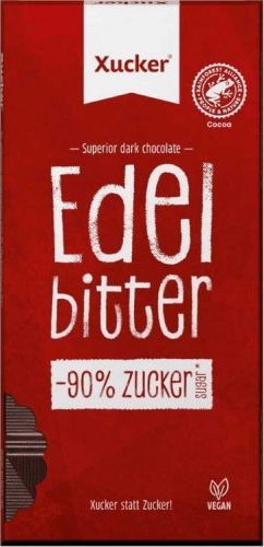 Xucker Czekolada gorzka 75% kakao z ksylitolem bez dodatku cukru 80g Xucker 1