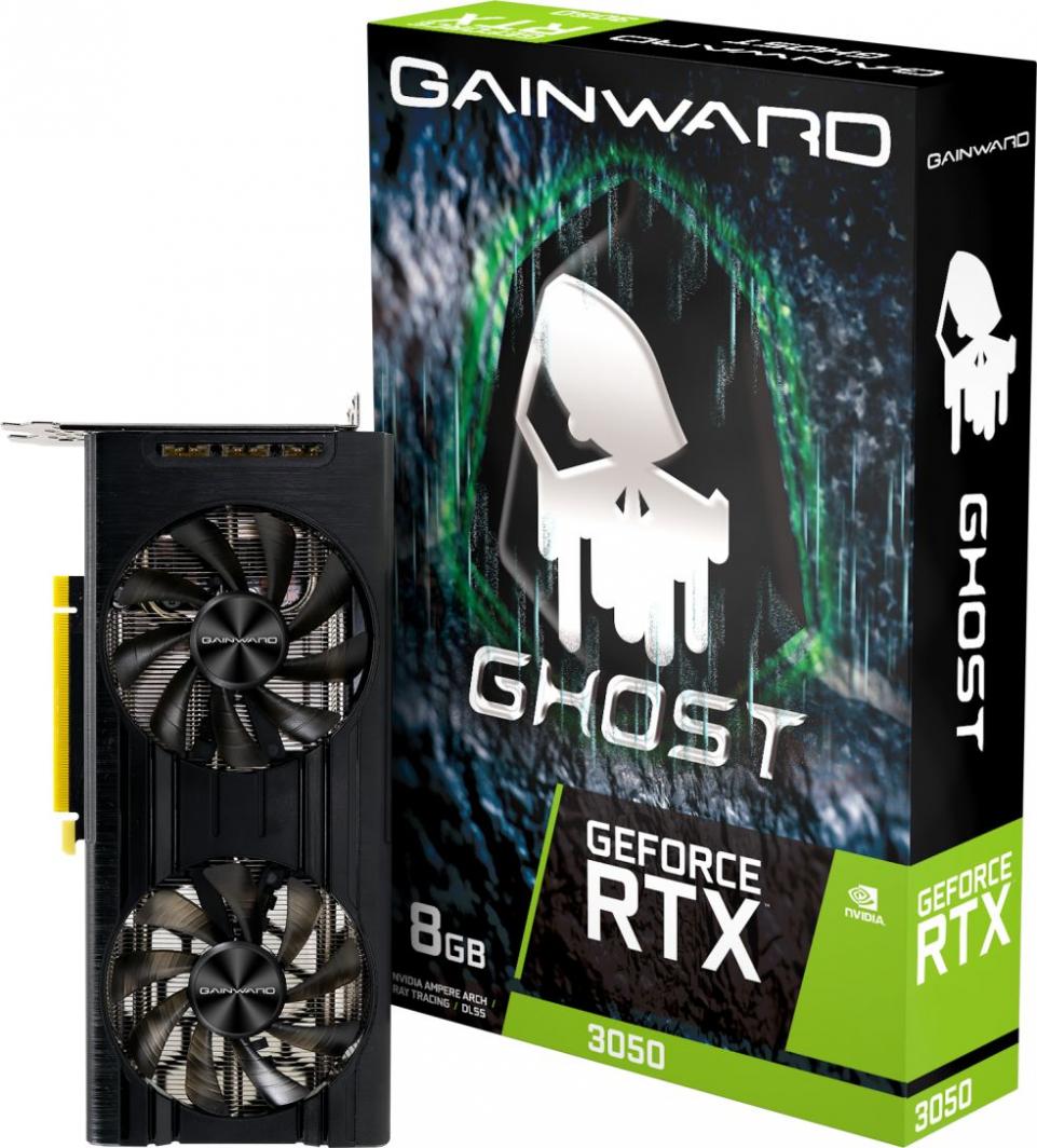 Karta graficzna Gainward GeForce RTX 3050 Ghost 8GB GDDR6 (471056224-3222) 1