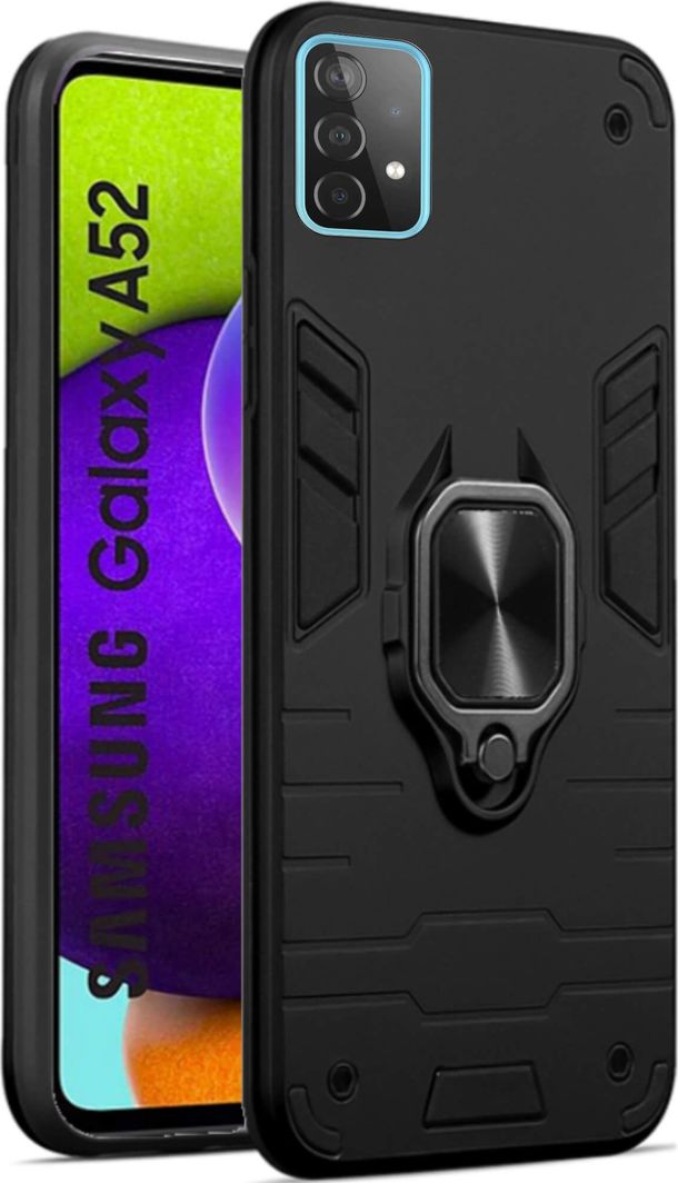 etumi Etui Pancerne Do Samsung Galaxy A52 A52S A52 5G Wzmocnione Hybrydowe Etui Ochronne Futerał Armor Pokrowiec Magnes Armr0027 1