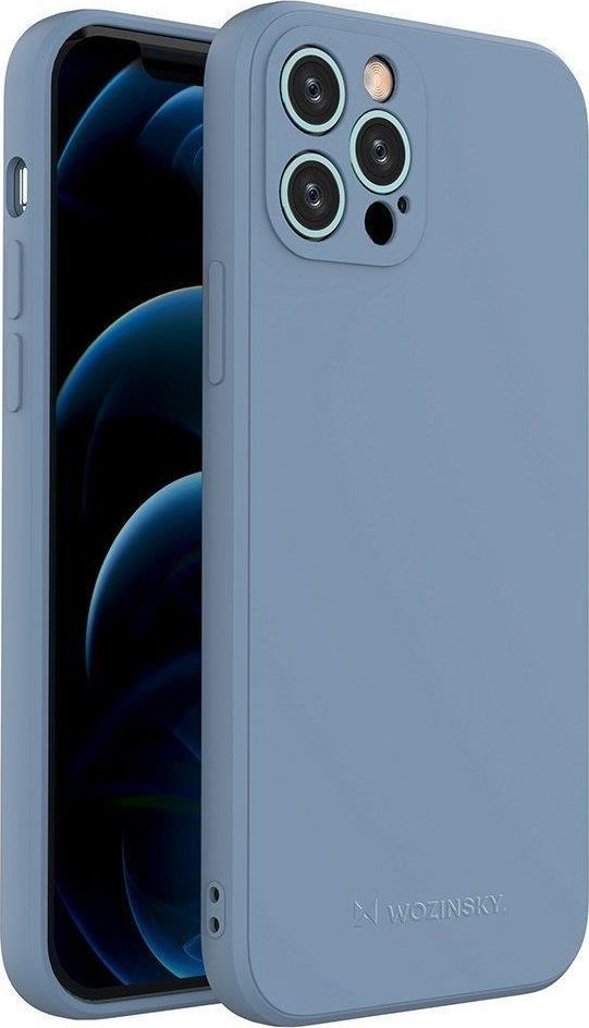 Wozinsky Wozinsky Color Case silikonowe elastyczne wytrzymałe etui iPhone 13 Pro niebieski 1