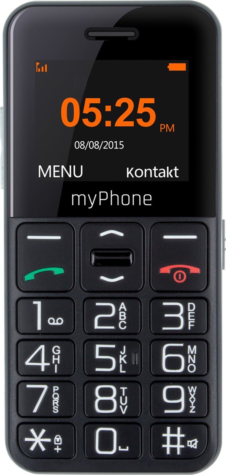 Telefon komórkowy myPhone Halo Easy Czarno-srebrny