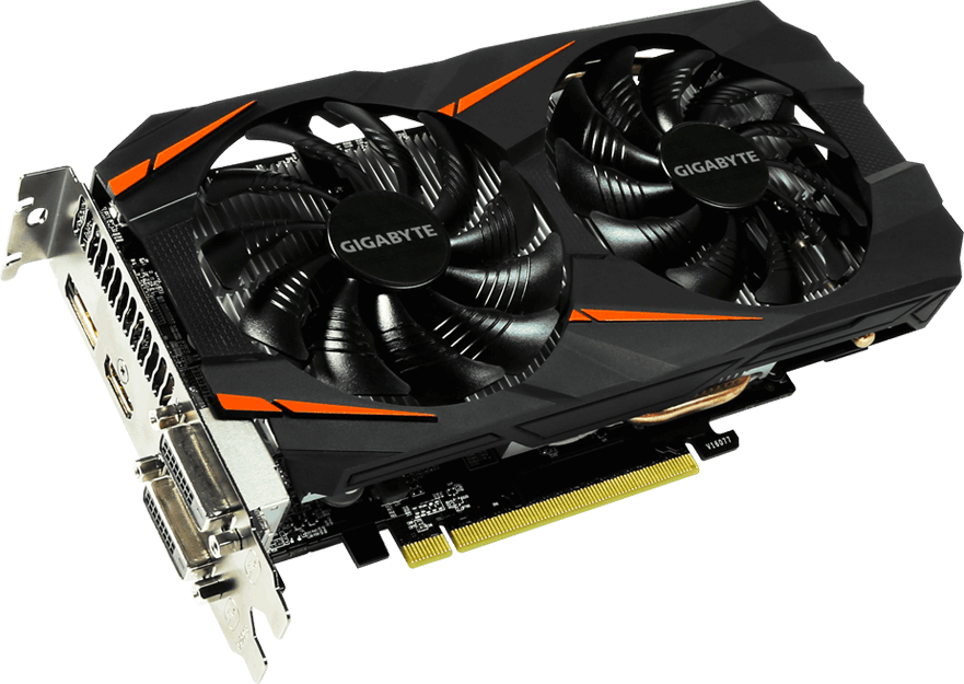 Karta graficzna Gigabyte GeForce GTX 1060 WindForce OC 3GB GDDR5 (192 Bit) 2xDVI, HDMI, DP, BOX (GV-N1060WF2OC-3GD) 1