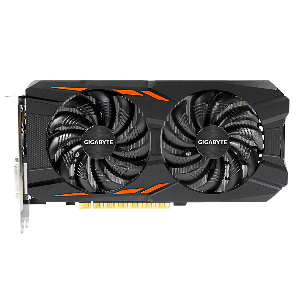 Karta graficzna Gigabyte GeForce GTX 1050 Ti Windforce 4GB GDDR5 (128 Bit) 3xHDMI, DVI-D, DP, BOX (GV-N105TWF2OC-4GD) 2