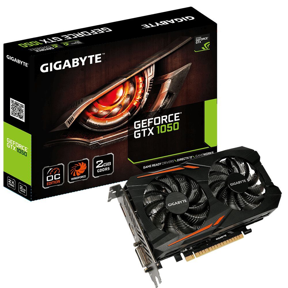 Karta graficzna Gigabyte GeForce GTX 1050 OC 2GB GDDR5 (GV-N1050OC-2GD) 1