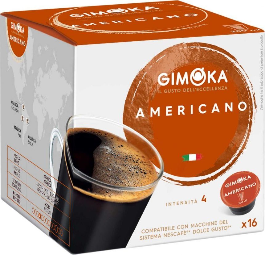 Gimoka GIMOKA 16SZT KAPSUŁKI DOLCE GUSTO AMERICANO /3 1