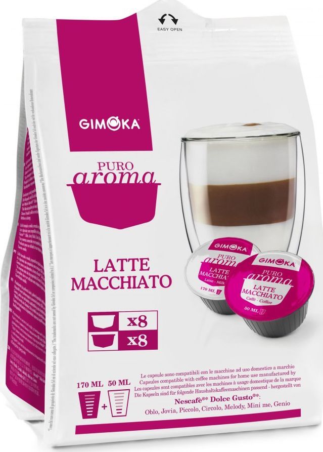 Gimoka GIMOKA 16SZT KAPSUŁKI DOLCE GUSTO LATE MACCHIATO/4 1