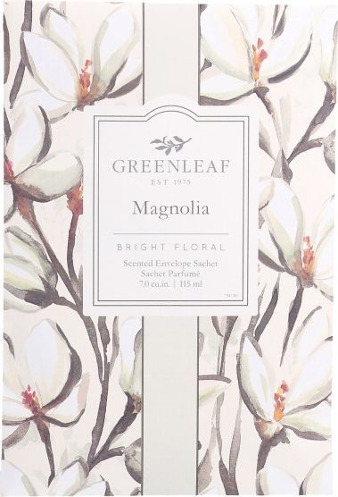 Green Leaf woreczek zapachowy Magnolia 17 cm drewniany biały 1