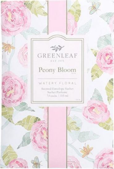 Green Leaf woreczek zapachowy Peony Bloom 17 cm drewniany różowo-biały 1