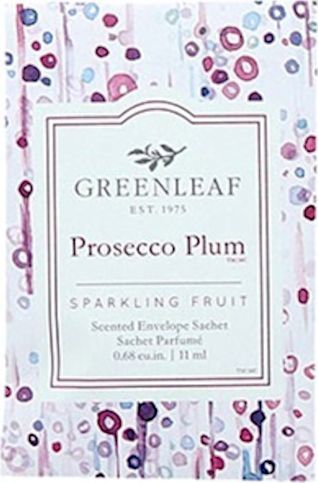 Green Leaf prosecco Plum 9 cm torebka zapachowa drewniana różowa 1