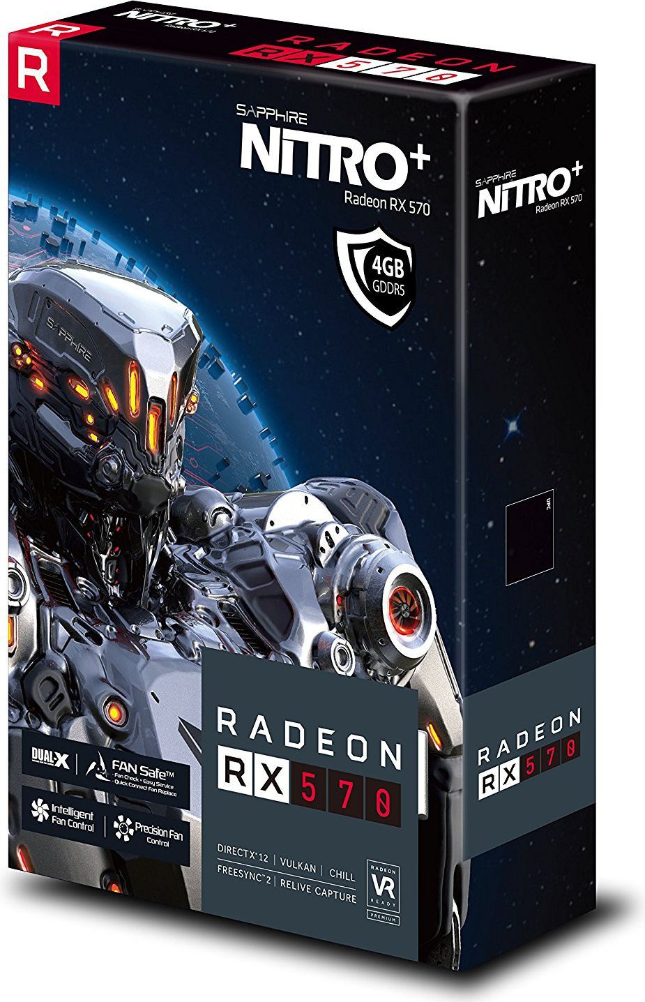 Sapphire Radeon RX 570 NITRO+ 4GB GDDR5 (256 bit), DVI-D, 2xHDMI ...