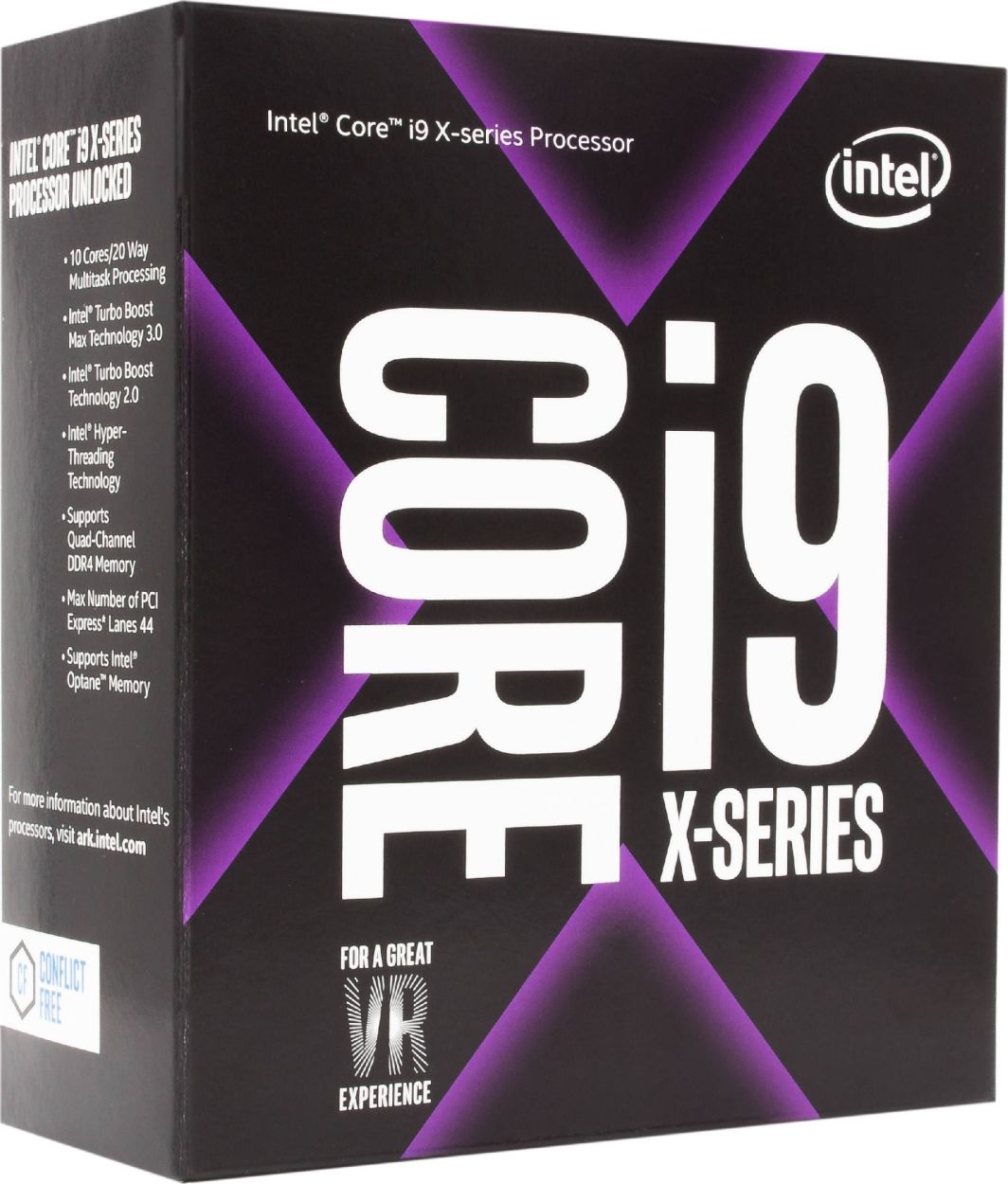 Intel Core i9-7900X, 3.3GHz, 13.75 MB, BOX (BX80673I97900X