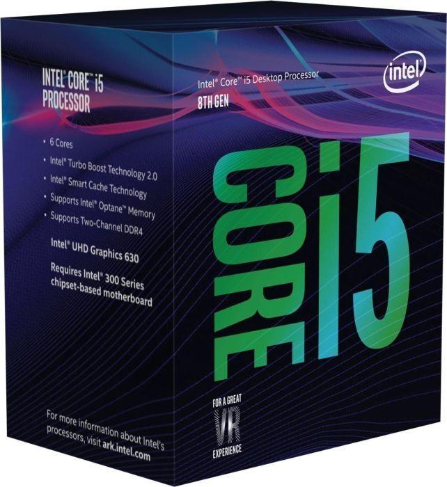 Intel Core i5-8400, 2.8 GHz, 9 MB, BOX (BX80684I58400) - Procesor