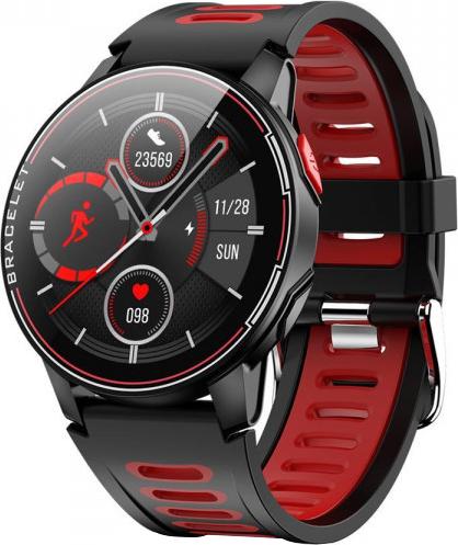 Smartwatch Senbono S20 Czarno-czerwony  (27682) 1