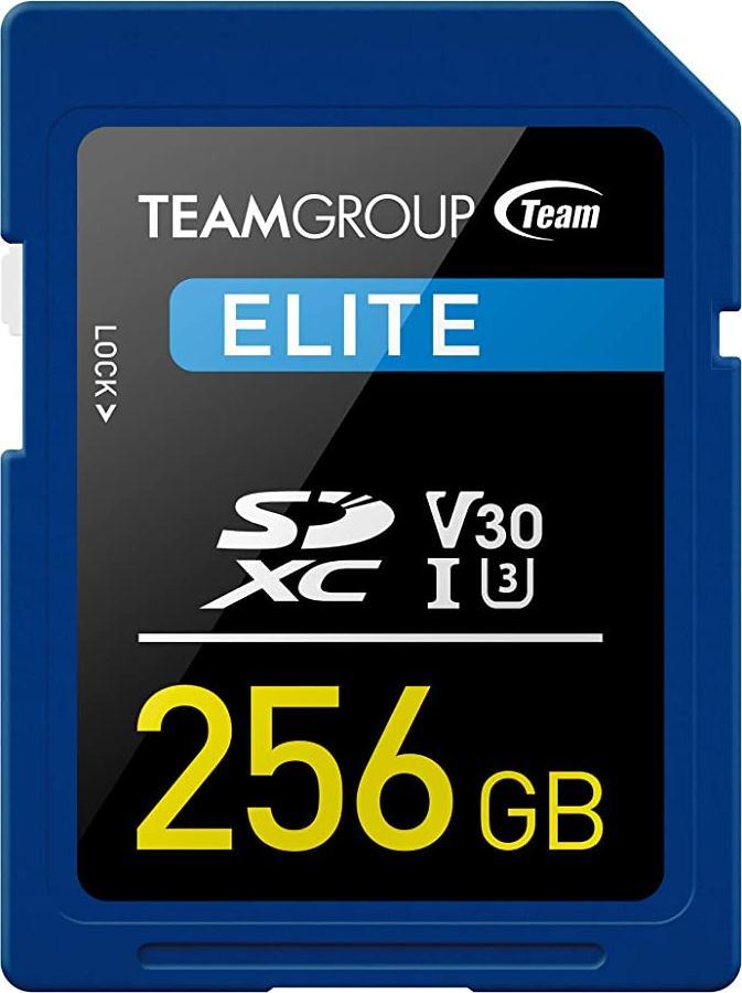 Karta TeamGroup Elite SDXC 256 GB Class 10 UHS-I/U3 V30 (TESDXC256GIV3001) 1