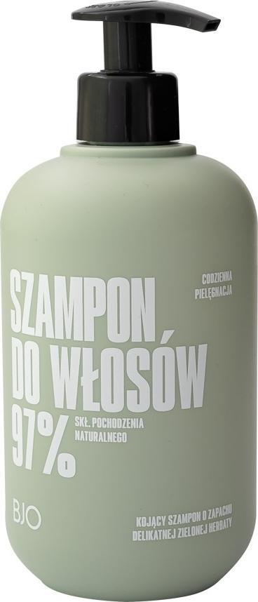 Bjo BJO_Kojący szampon do włosów przetłuszczających się Zielona Herbata 500ml 1