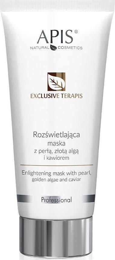Apis Exclusive Terapis rozświetlająca maska algowa z Perłą, Złotą Algą i Kawiorem 200g 1