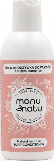 Manu Natu MANU NATU_Natural Hemp Oil Hair Conditioner naturalna odżywka do włosów z olejem konopnym 200ml 1