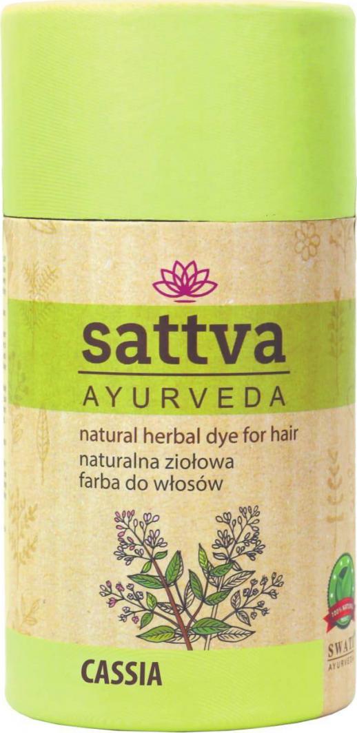 Sattva SATTVA_Natural Herbal Dye for Hair naturalna ziołowa farba do włosów Neutral Cassia 150g 1