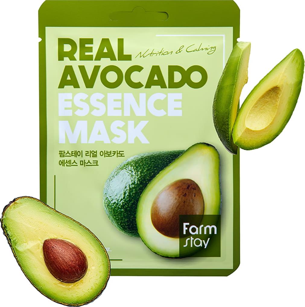 Farmstay FARMSTAY_Real Avocado Essence Mask koreańska maseczka z awokado 23ml 1