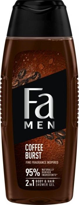 Fa FA_Men Body&amp;Hair Shower Gel 2in1 żel do kąpieli dla mężczyzn Coffe Burst 400ml 1