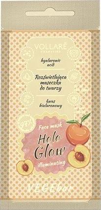 Vollare Holo Glow Face Mask Illuminating rozświetlająca maseczka do twarzy z Kwasem Hialuronowym 8ml 1