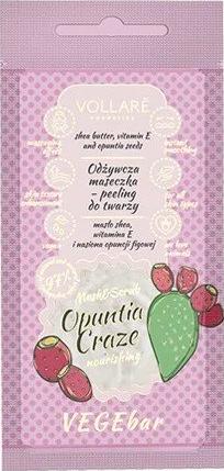 Vollare VOLLARE_Opuntia Craze Mask Scrub odżywcza maseczka peeling do twarzy Shea Butter, Vitamin E, Opuntia Seeds 8ml 1