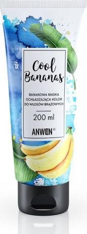 Anwen ANWEN_Cool Bananas bananowa maska ochładzająca kolor do włosów Brązowych 200ml 1