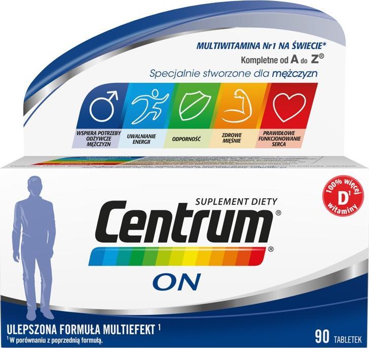 Centrum CENTRUM_On witaminy i minerały dla mężczyzn 90 tabletek 1