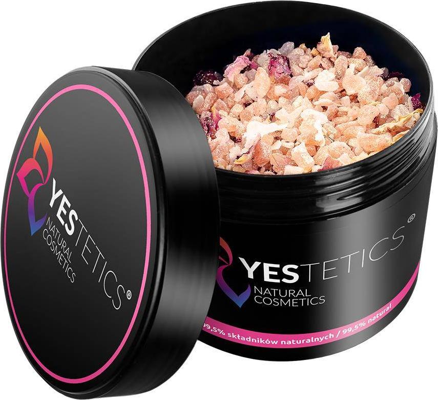 Yestetics YESTETICS_Body Salt naturalna nabłyszczająco-nawilżająca sól do kąpieli 250g 1