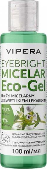 Vipera VIPERA_Eyebright Micelar Eco-GelEko-Żel micelarny ze świetlikiem lekarskim do demakijażu zmęczonych oczu 100ml 1