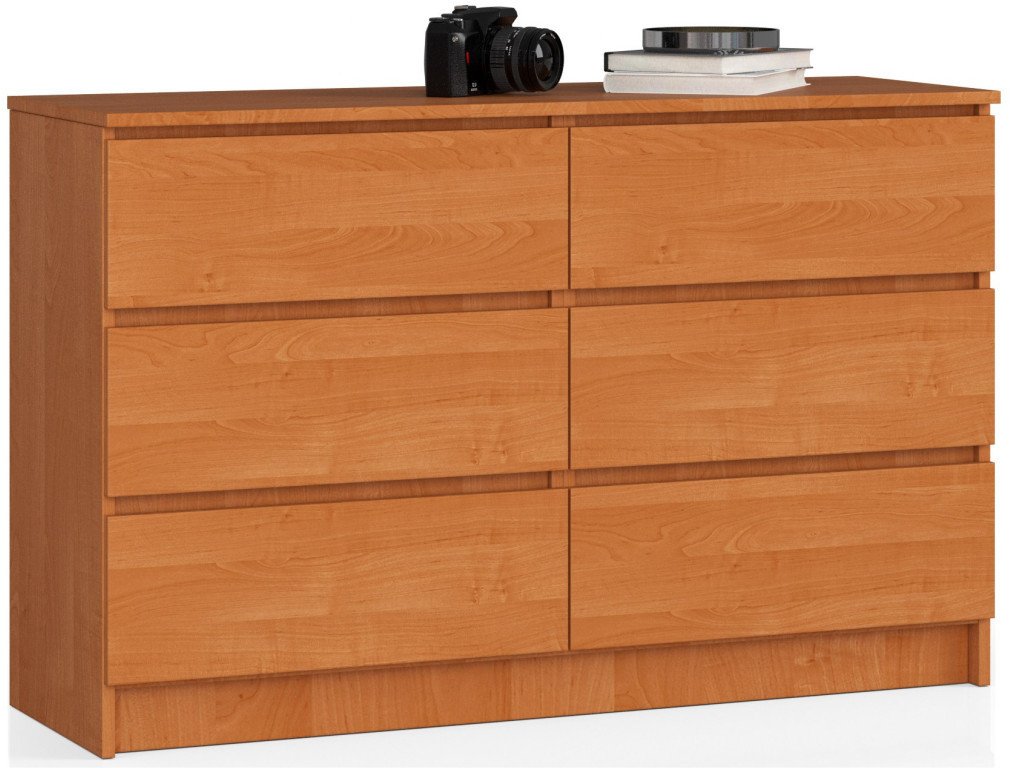 Fabryka Mebli Akord KOMODA K 120 cm 6 SZUFLAD OLCHA 1