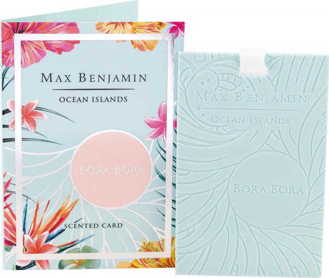 Max Benjamin karta zapachowa Ocean Islands Bora Bora papier niebieski 1