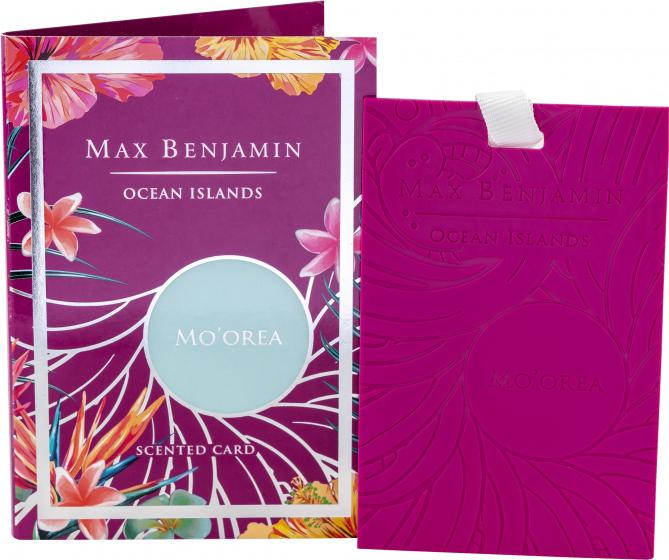 Max Benjamin karta zapachowa Ocean Islands Mo'orea papier fioletowy 1