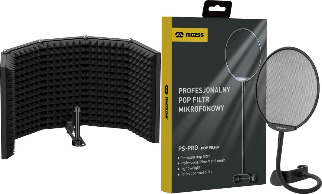 Mozos Mozos MSHIELD Cabin 5P + Popfiltr mikrofonowy PS-PRO 1