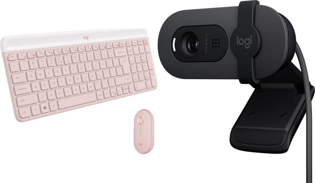 Klawiatura + mysz Logitech MK470 (920-011322) + Brio 100 (960-001585) 1