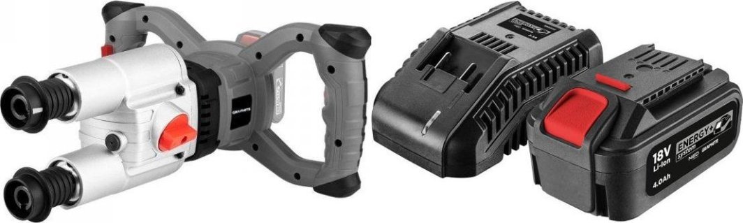 Mieszarka Graphite Mieszarka podwójna bezszczotkowa Energy+ 18V 58GE129 + akumulator 4 Ah z ładowarką 58GE132 1