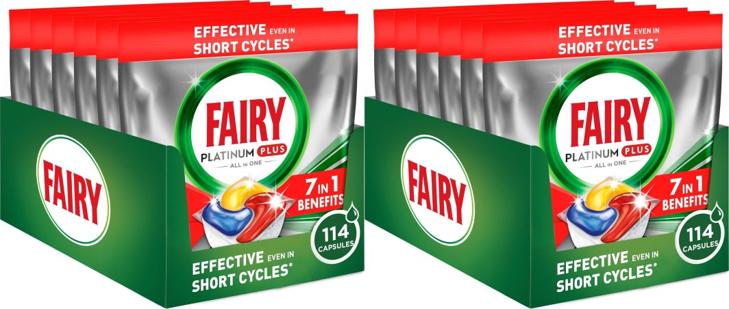 Fairy Tabletki do zmywarki Platinum Plus All in One 228 szt. 1