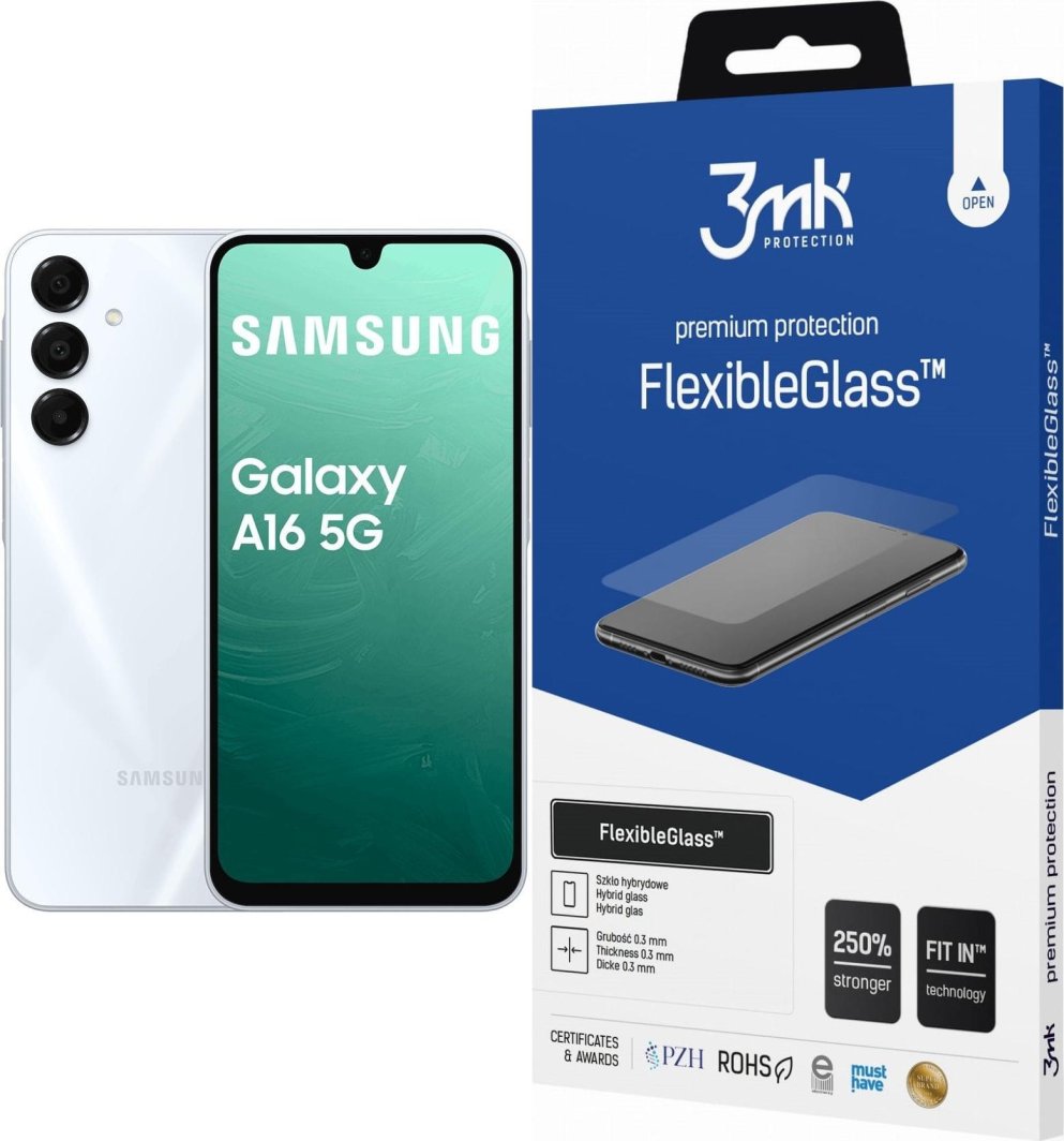 Smartfon Samsung Galaxy A16 5G 4/128GB Szary (SM-A166BZADEUE) + FlexibleGlass 1