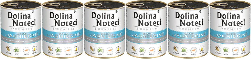 Dolina Noteci Dolina Noteci Premium z jagnięciną 6x800g 1