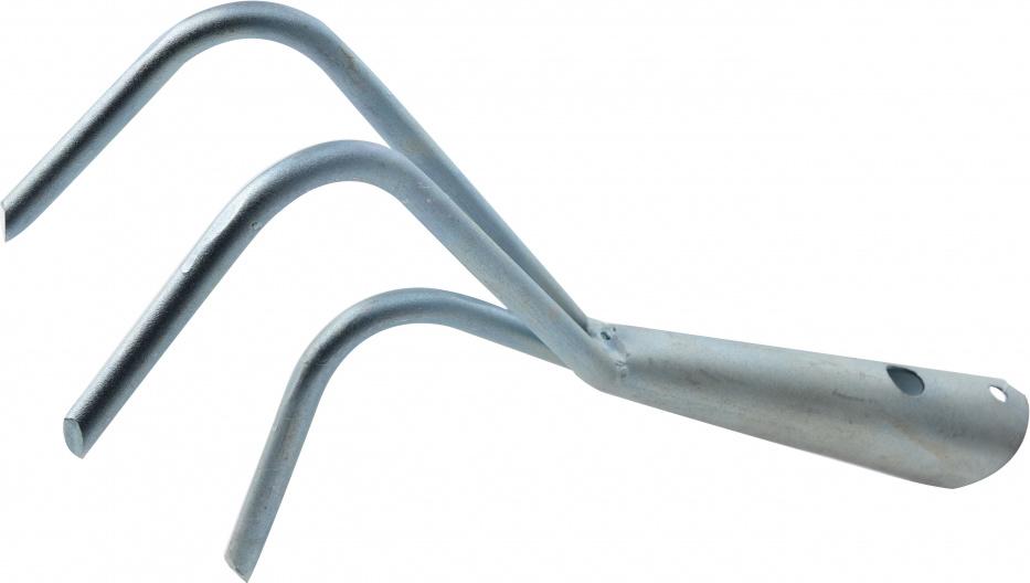 Esschert Design trójząb ogrodowy 25 cm stalowy srebrny 1