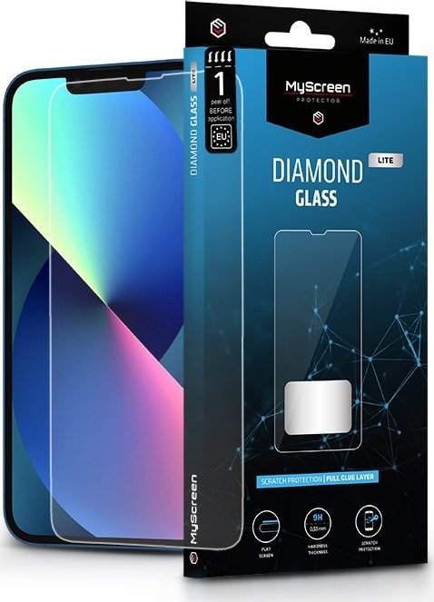 MyScreen Protector Szkło hartowane Diamond Glass Lite iPhone 13/13 Pro 1