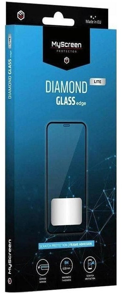 MyScreen Protector Diamond Glass Lite Edge | Full Glue Black - Szkło do Samsung Galaxy A6+ 2018 1